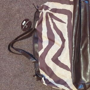 ZEBRA STRIPE CANVAS BAG